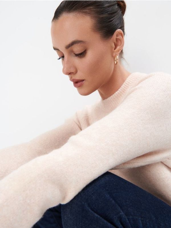 Mohito Mohito - Пуловер с висока яка - бежово