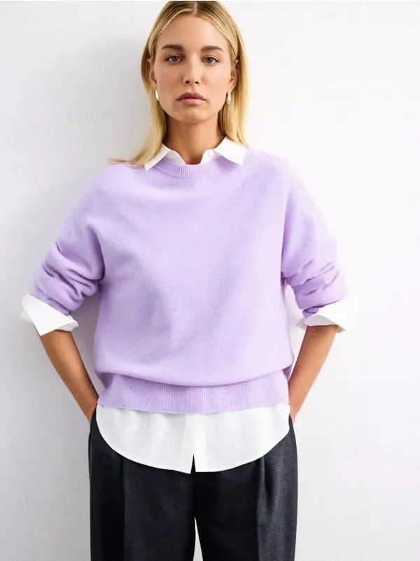 Mohito Mohito - Пуловер с високо съдържание на вълна - лилаво