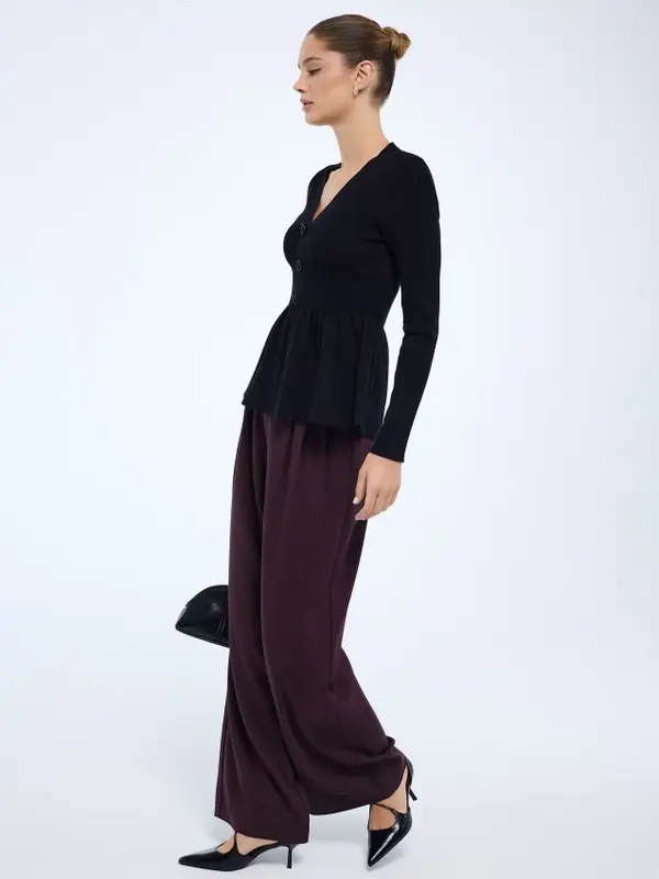 Mohito Mohito - Пуловер с волани - черен