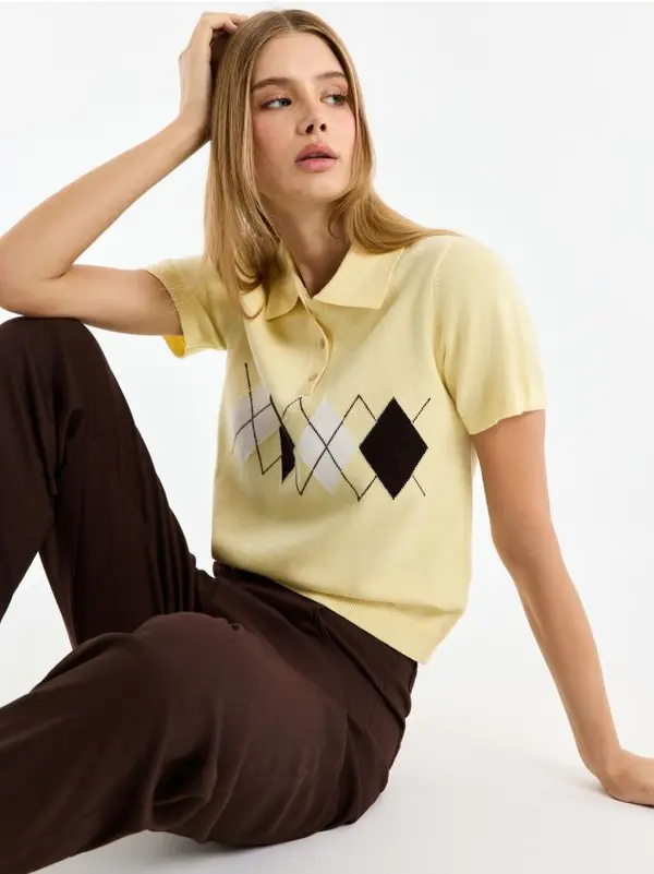 Mohito Mohito - Пуловер с яка - жълто