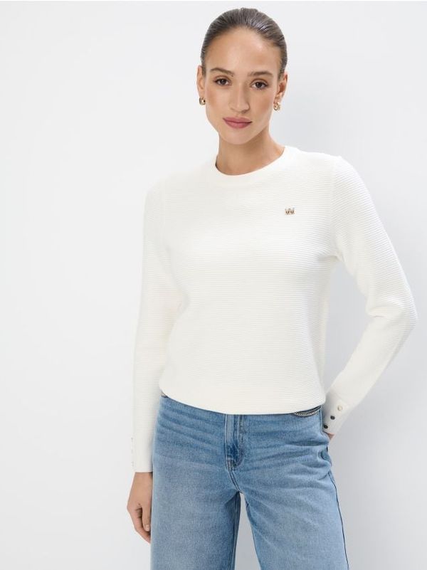 Mohito Mohito - Пуловер със съдържание на вискоза - бяло