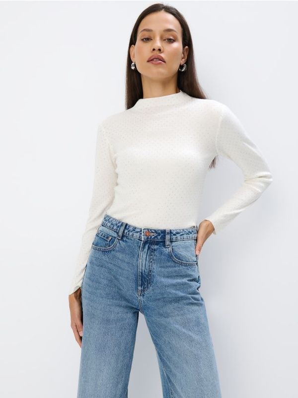 Mohito Mohito - Пуловер със съдържание на вискоза - бяло