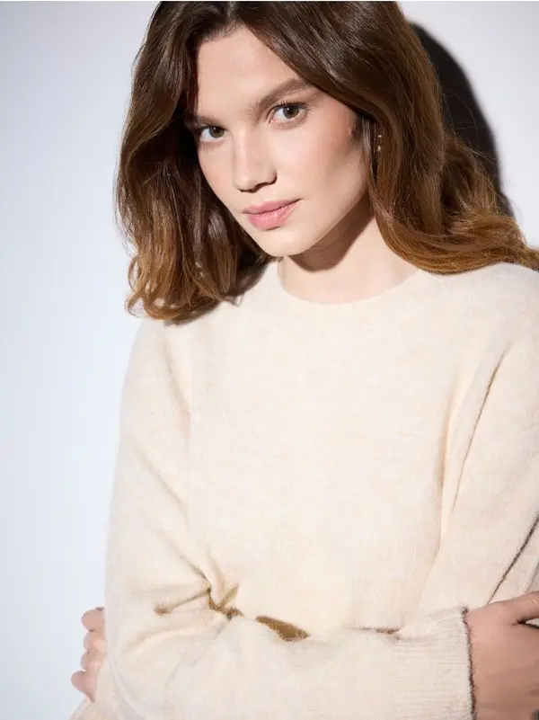 Mohito Mohito - Пуловер със съдържание на вълна - бежово