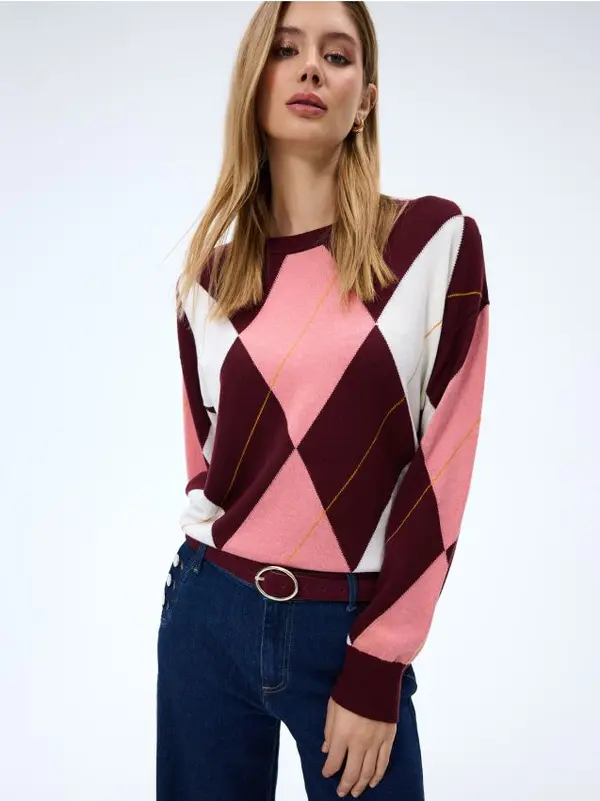 Mohito Mohito - Пуловер със съдържание на вълна - кларет