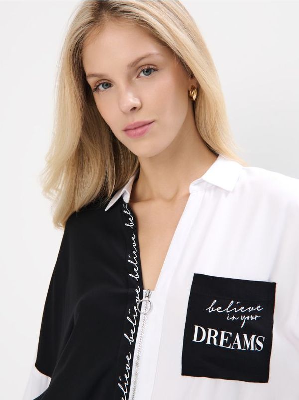 Mohito Mohito - Риза с високо съдържание на вискоза - бяло