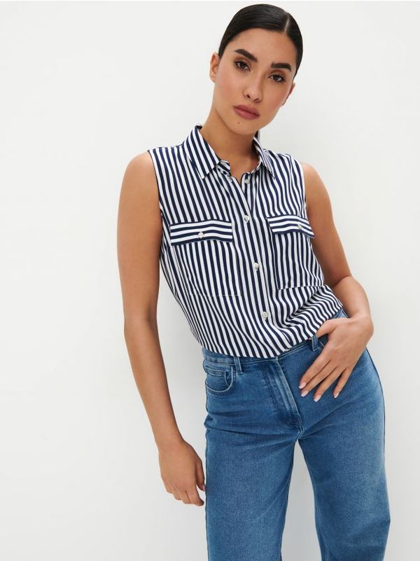 Mohito Mohito - Риза с високо съдържание на вискоза - бяло