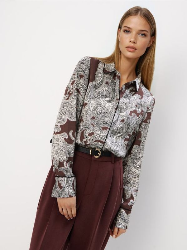 Mohito Mohito - Риза с високо съдържание на вискоза - кафяво