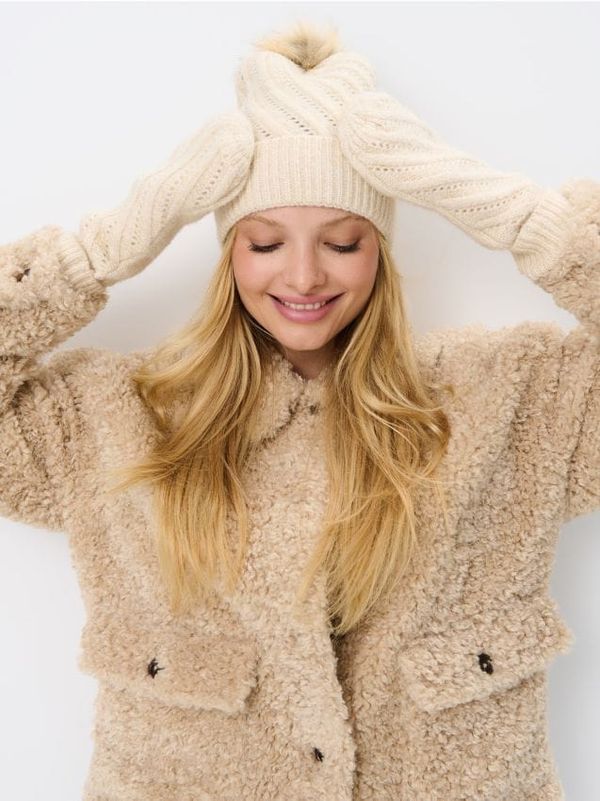 Mohito Mohito - Ръкавици с един пръст - бежово