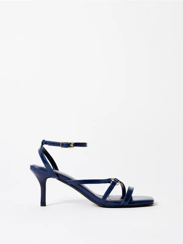 Mohito Mohito - Сандали с висок ток - нави