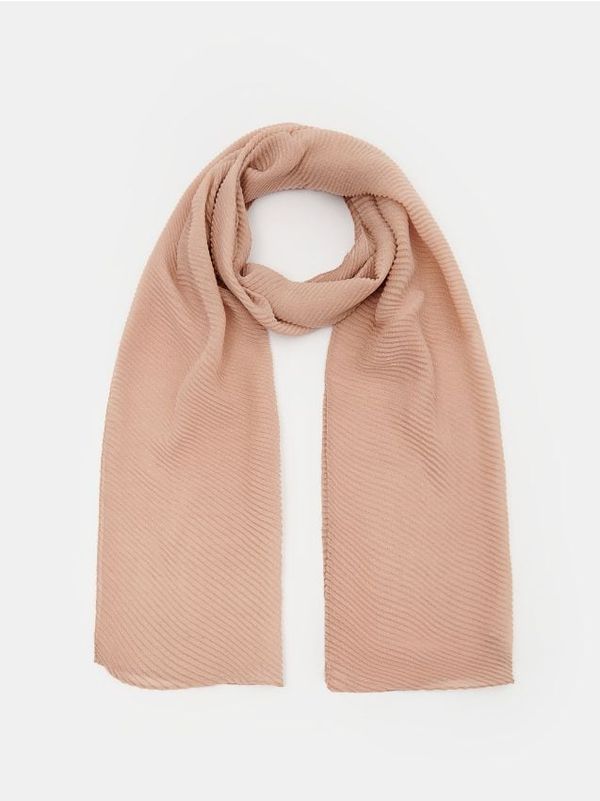 Mohito Mohito - Шал с лъскава апликация - бежово