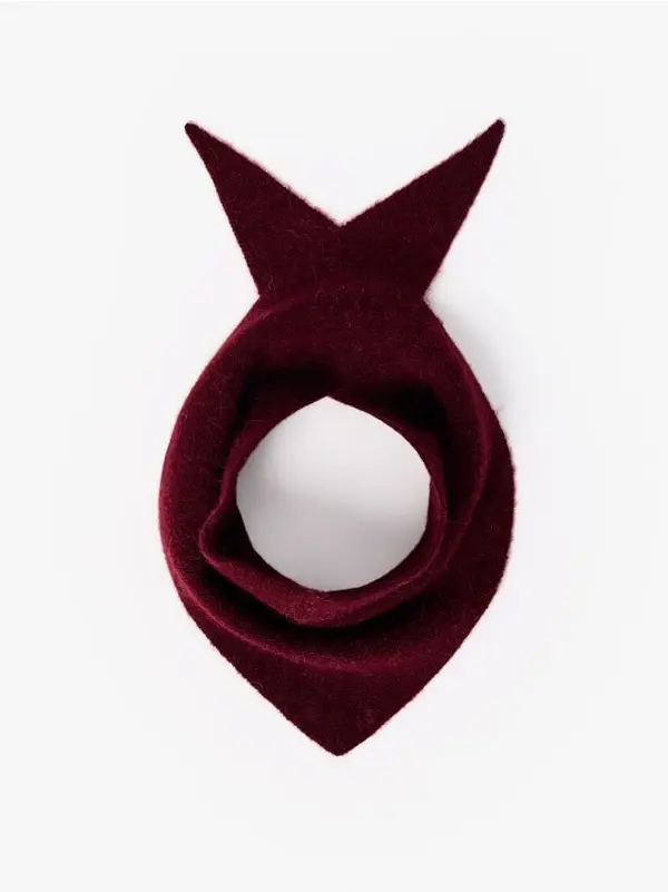 Mohito Mohito - Шал със съдържание на вълна - кестеняво