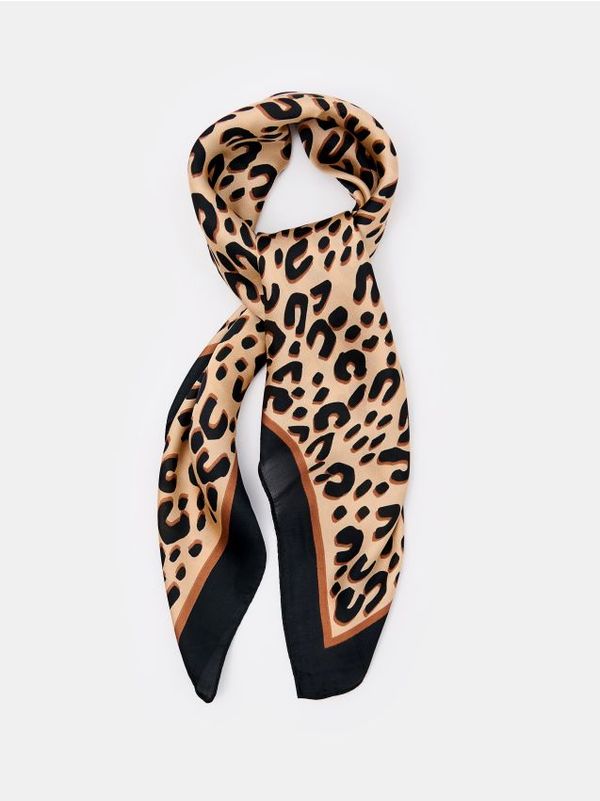 Mohito Mohito - Шалче тип връзка с леопардов десен - цветен