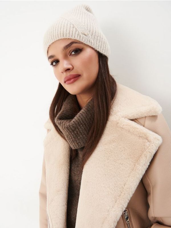 Mohito Mohito - Шапка beanie - кремaво