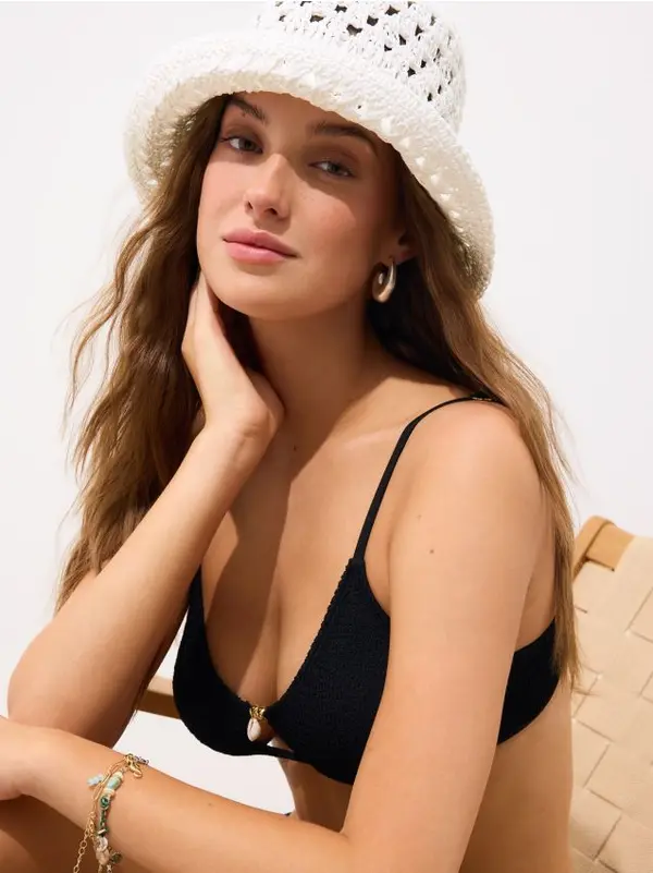 Mohito Mohito - Шапка тип bucket hat - бяло