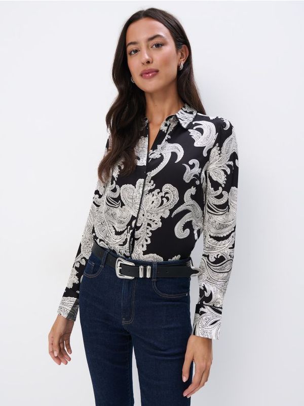 Mohito Mohito - Шарена риза - черен