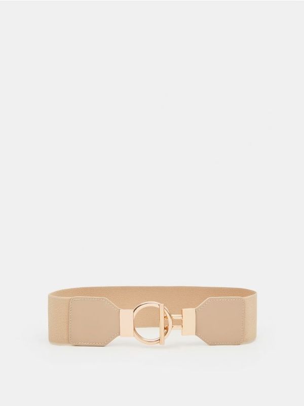Mohito Mohito - Широк еластичен колан - бежово