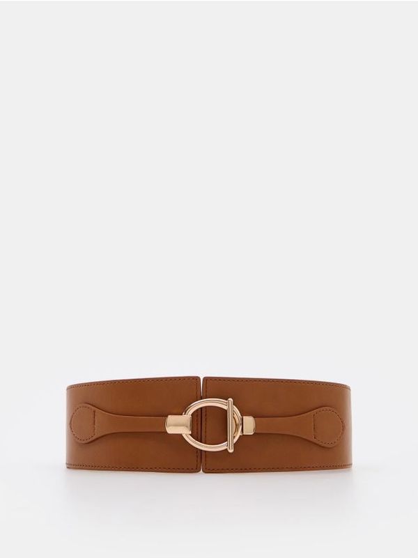 Mohito Mohito - Широк еластичен колан - кафяво
