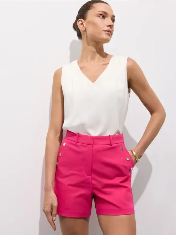 Mohito Mohito - Шорти с декоративни копчета - цикламено