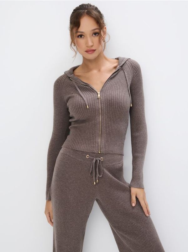 Mohito Mohito - Суитшърт с цип - бежово