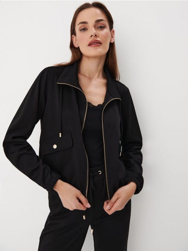 Mohito Mohito - Суитшърт с цип - черен