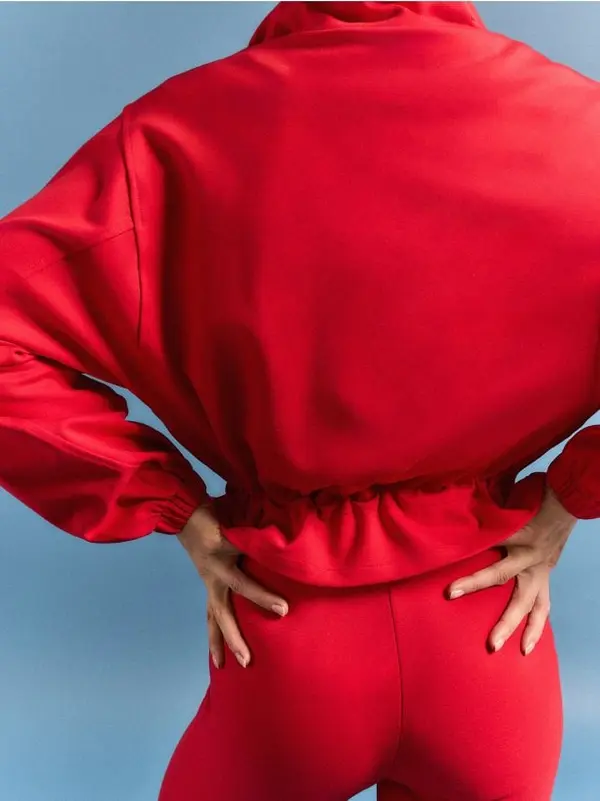 Mohito Mohito - Суитшърт с цип - червен