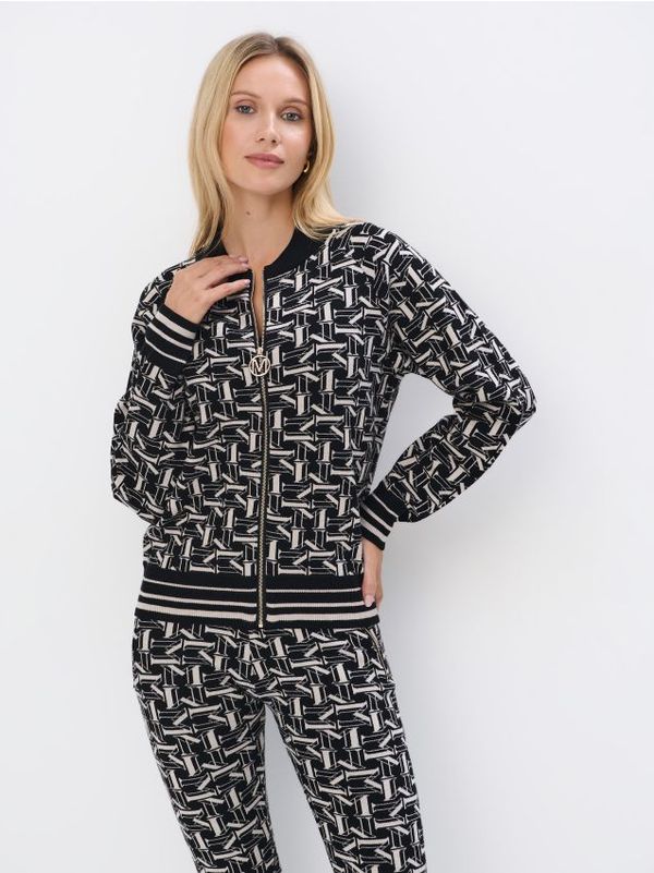 Mohito Mohito - Суитшърт с цип - кафяво