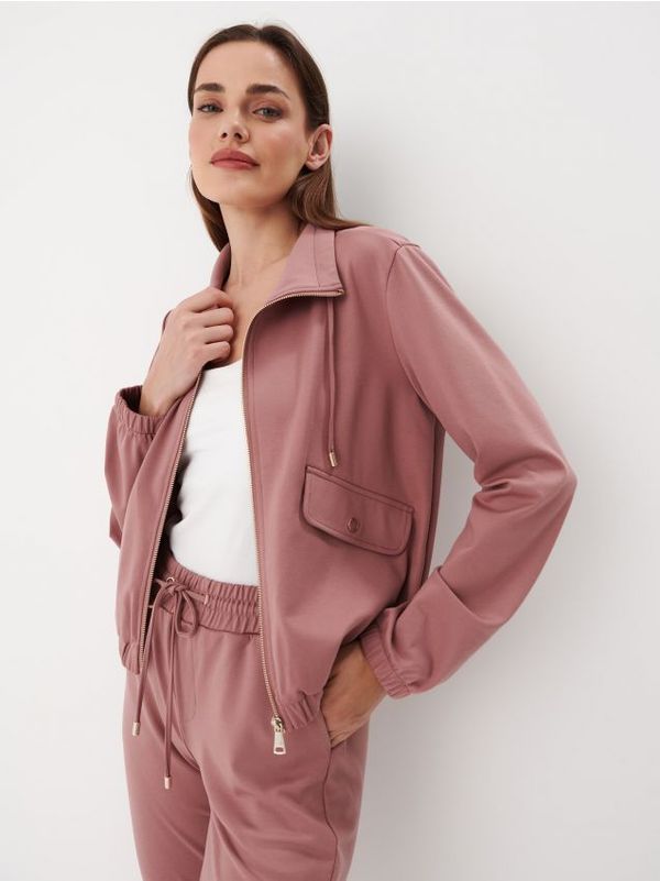 Mohito Mohito - Суитшърт с цип - розово