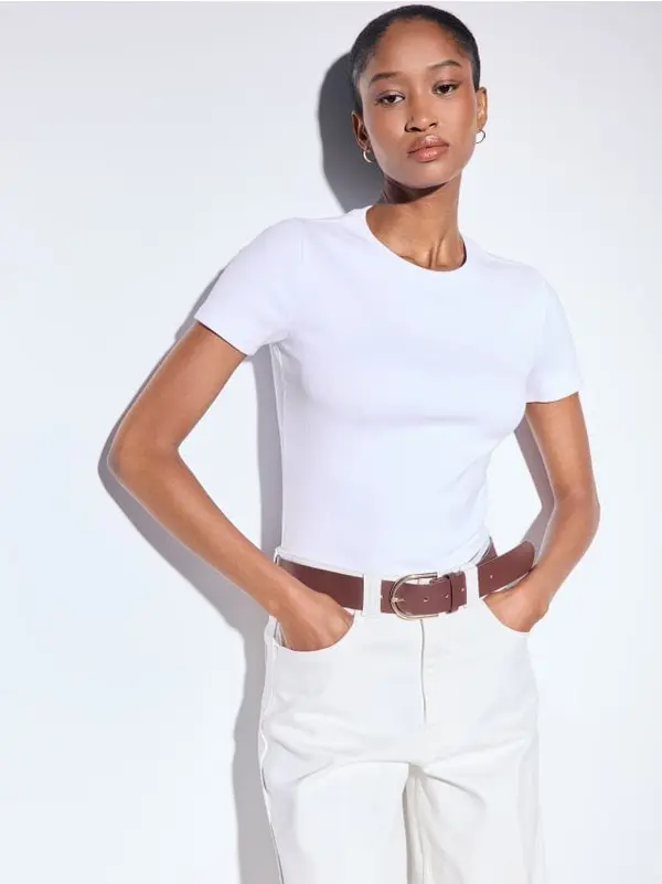 Mohito Mohito - Тениска с къс ръкав - бяло