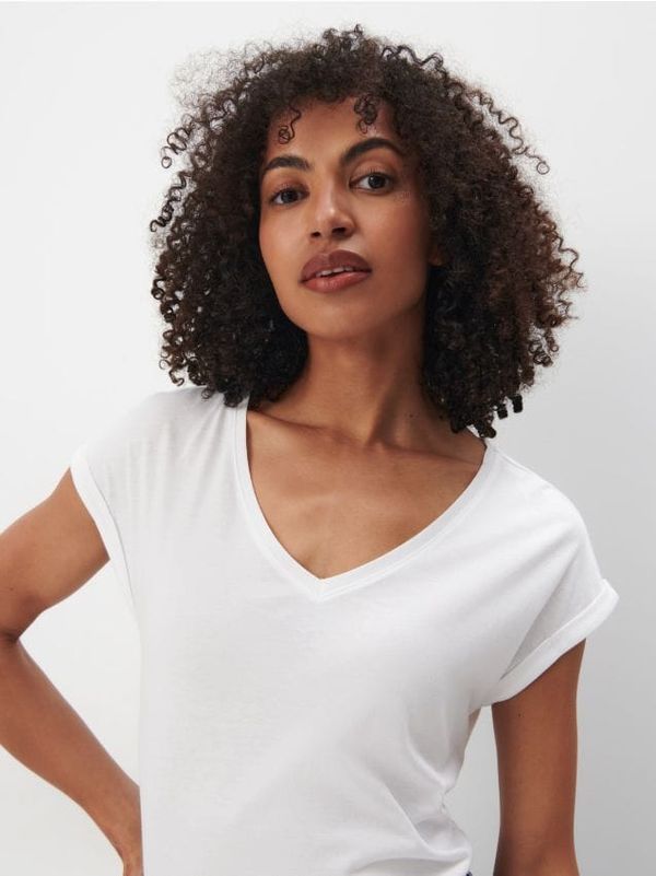 Mohito Mohito - Тениска с къс ръкав - бяло