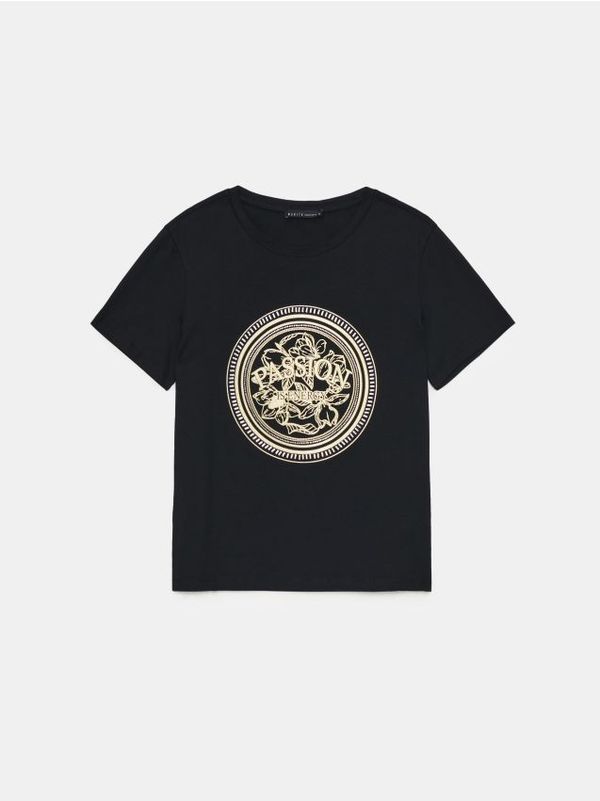 Mohito Mohito - Тениска с щампа - черен