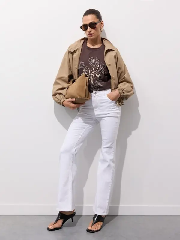 Mohito Mohito - Тениска с щампа - кафяво