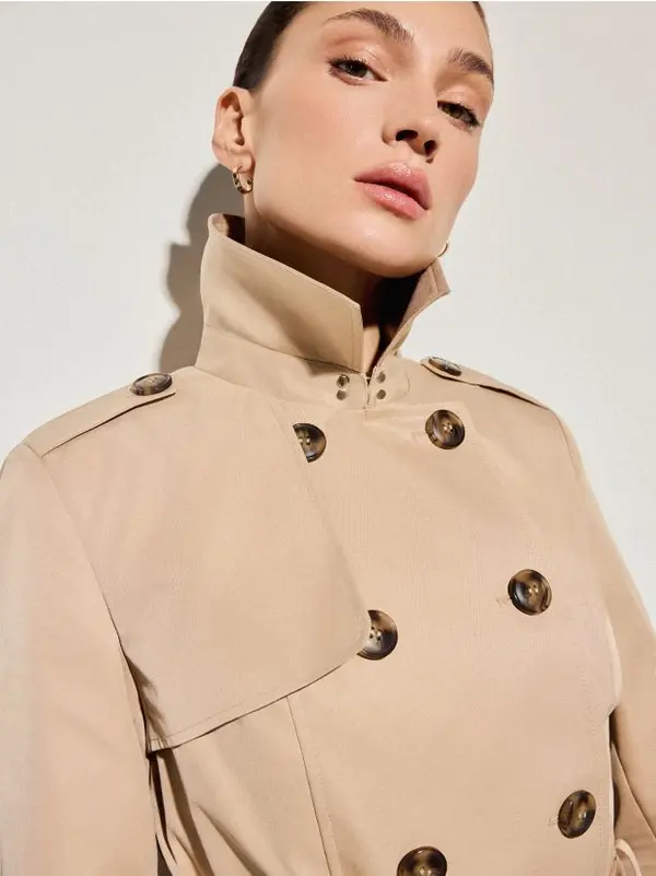 Mohito Mohito - Тренчкот с колан - бежово
