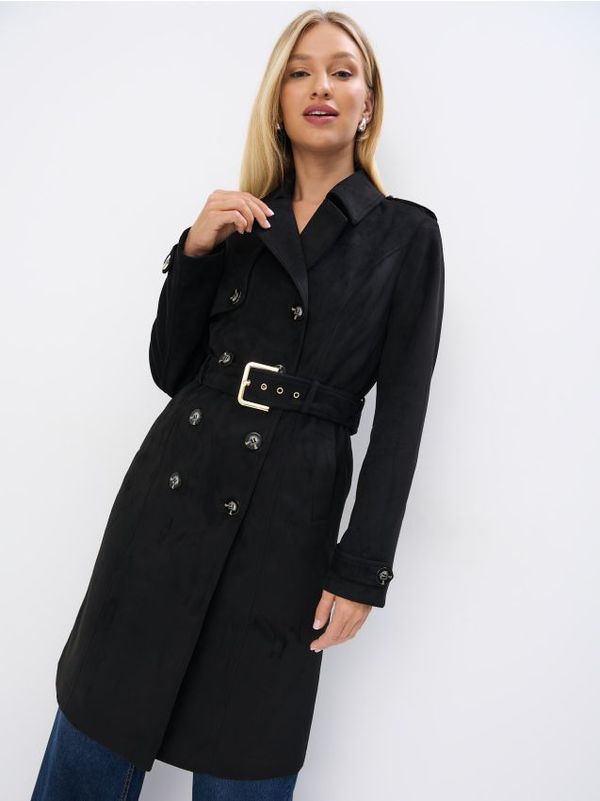 Mohito Mohito - Тренчкот с колан - черен