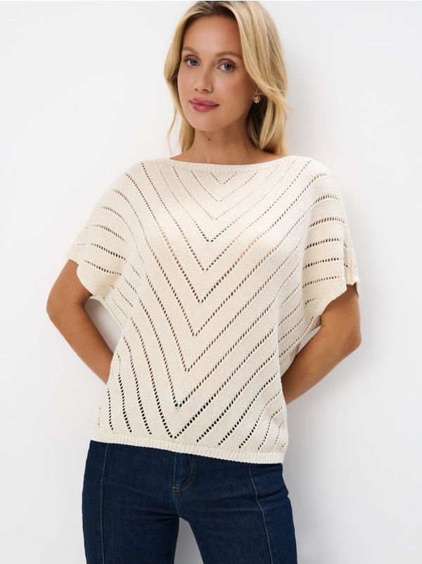 Mohito Mohito - Трикотажна блуза - бежово