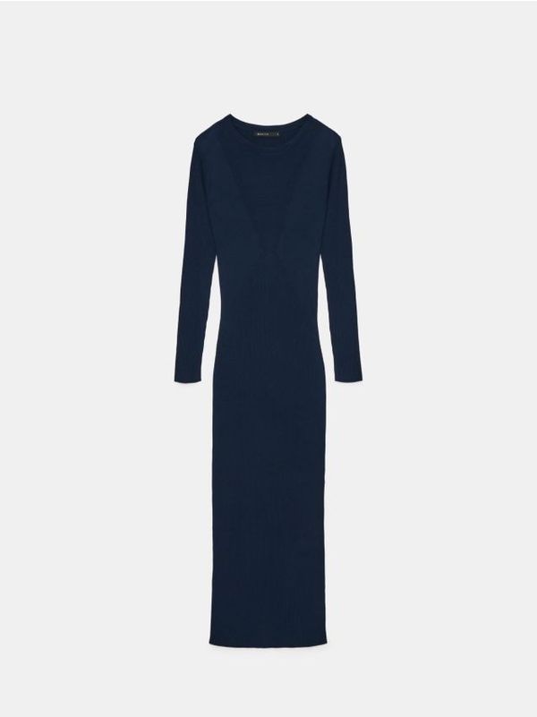 Mohito Mohito - Трикотажна макси рокля - нави