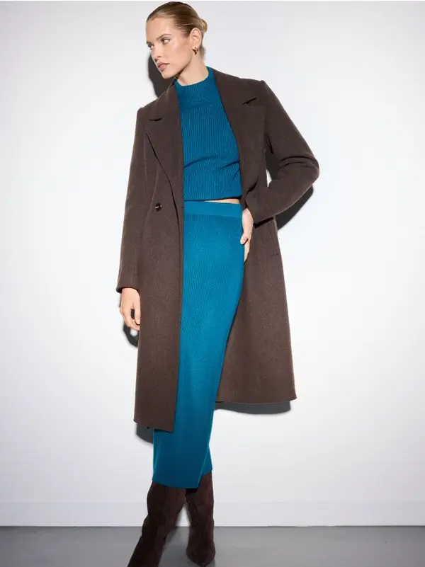 Mohito Mohito - Трикотажна миди пола - зелено