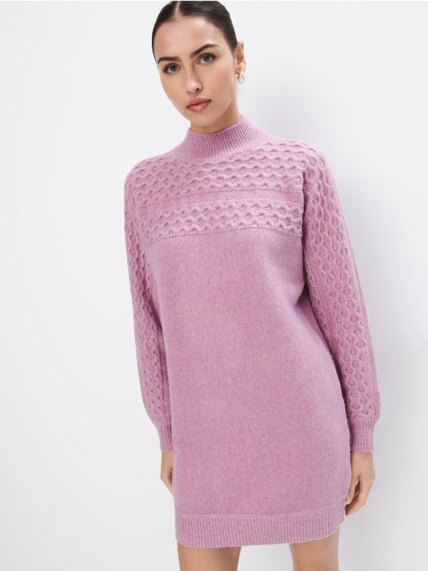 Mohito Mohito - Трикотажна мини рокля - лилаво