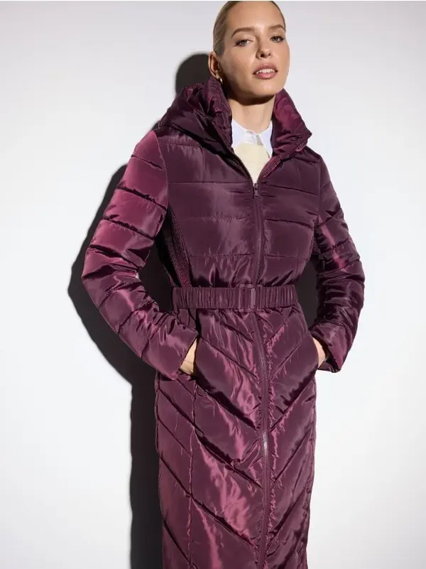 Mohito Mohito - Ватирано палто - махагон