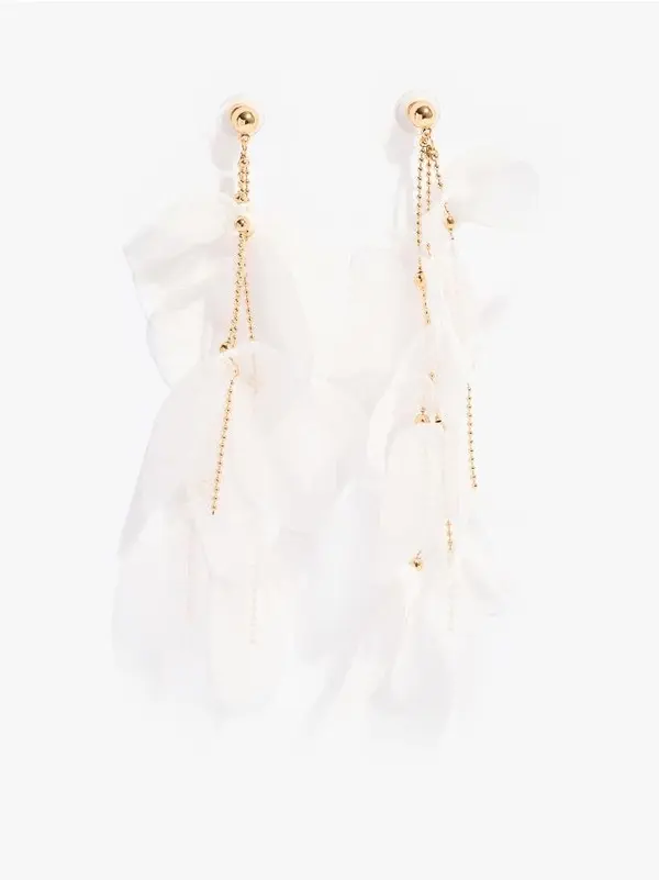 Mohito Mohito - Висящи обеци - бяло