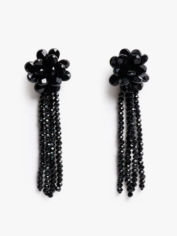 Mohito Mohito - Висящи обеци - черен