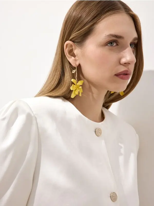 Mohito Mohito - Висящи обеци - жълто