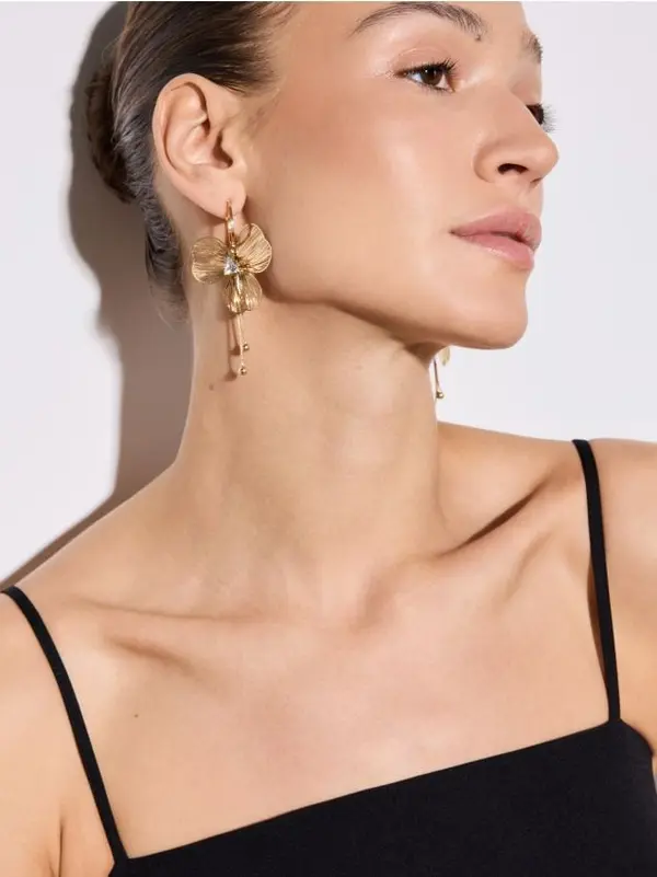 Mohito Mohito - Висящи обеци - златно