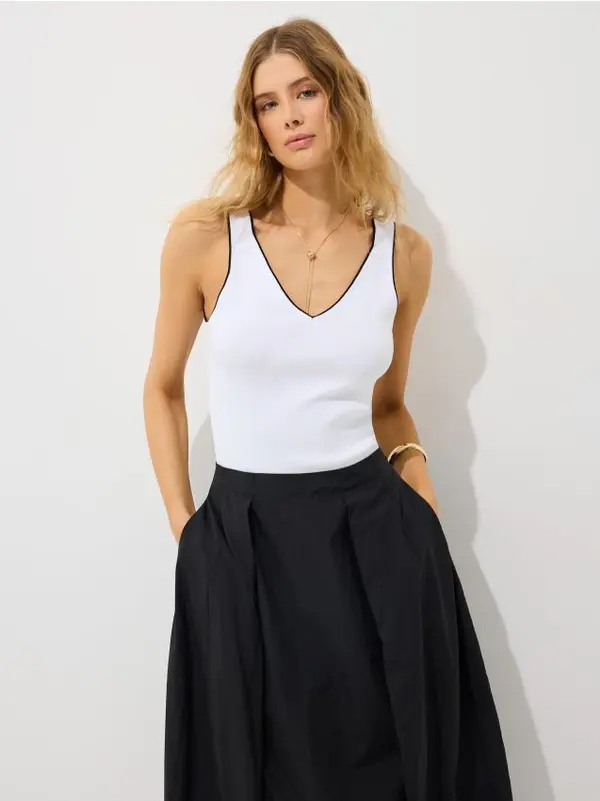 Mohito Mohito - Втален топ - кремaво