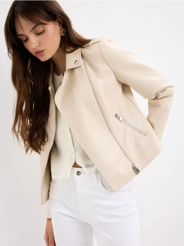 Mohito Mohito - Яке байкър - бежово