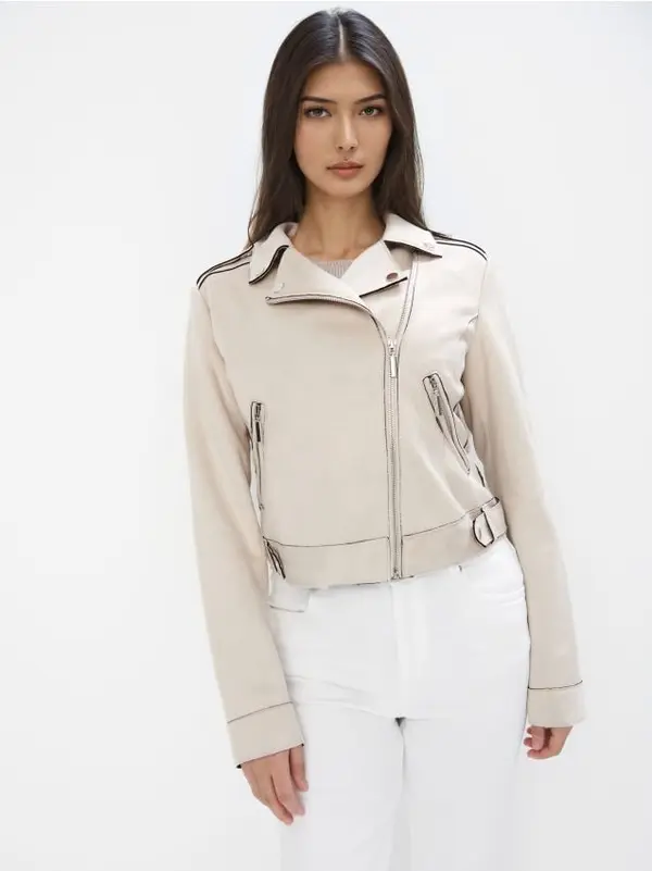 Mohito Mohito - Яке байкър - бежово