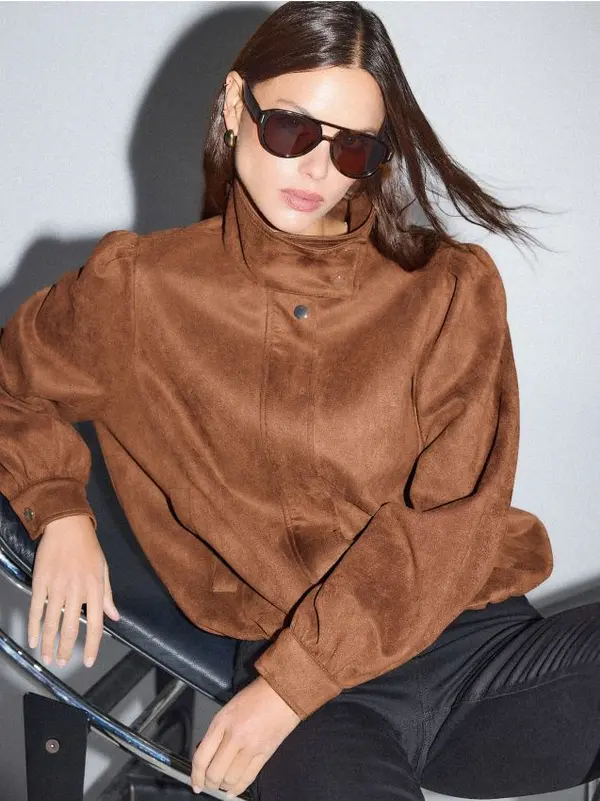 Mohito Mohito - Яке байкър - кафяво