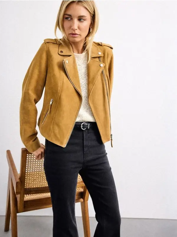 Mohito Mohito - Яке байкър - кафяво