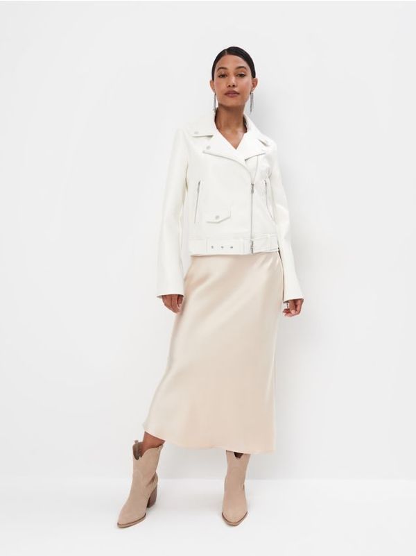 Mohito Mohito - Яке байкър - кремaво