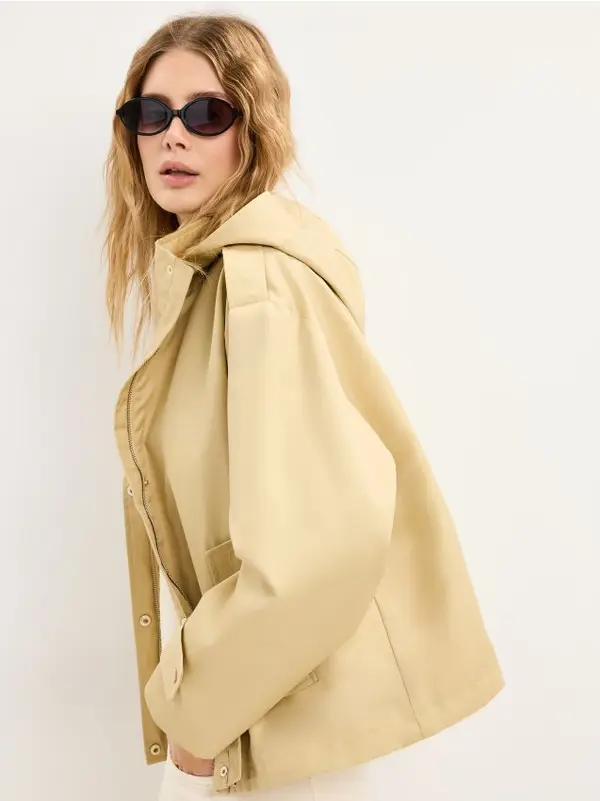 Mohito Mohito - Яке с качулка - бежово