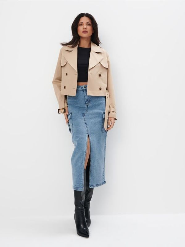 Mohito Mohito - Яке с колан - бежово